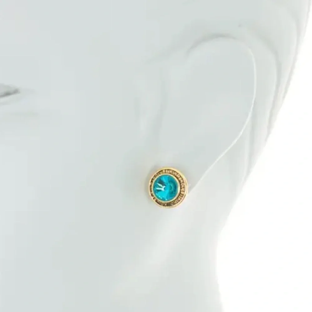 NWOT Be Kind Round Stud Earrings by Kurt Geiger London - Picture 5 of 8